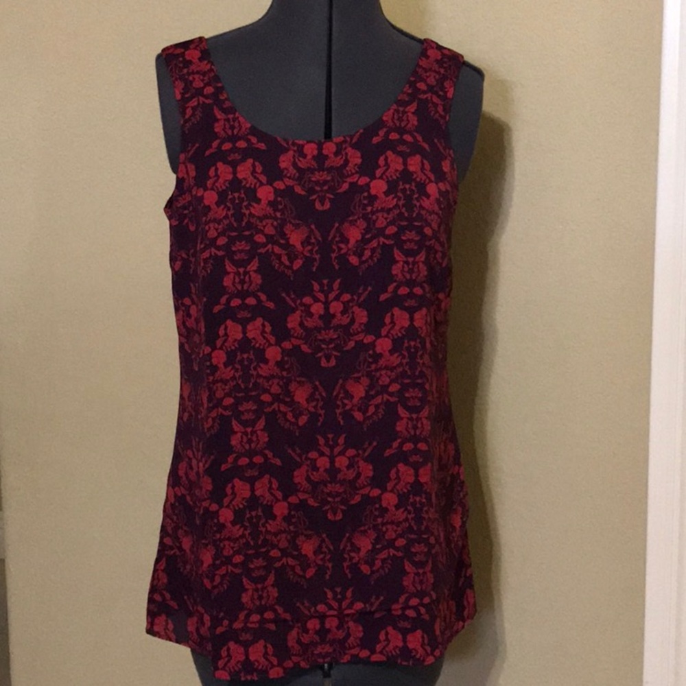 Fun CAbi print sleeveless top